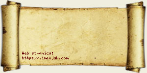 Valentina Damjanac vizit kartica